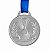 Medalha AX Esportes 30mm Honra ao Mérito Prateada YWA 467/465/429 - EXCLUSIVIDADE - Imagem 1