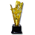 Troféu Cone Gol de Bicicleta 29cm AX Esportes 539 - EXCLUSIVIDADE - Imagem 1
