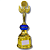 Troféu Honra ao Merito Azul G 37cm AX Esportes 523- EXCLUSIVIDADE - Imagem 1
