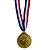 Medalha NATAÇÃO ONDA Ouro AX 65mm YWA 470 - EXCLUSIVIDADE - Imagem 2
