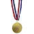 Medalha NATAÇÃO ONDA Ouro AX 65mm YWA 470 - EXCLUSIVIDADE - Imagem 3