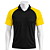 Camisa para Árbitro AX Esportes Preto/Amarelo - TAM G - Imagem 1