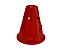 Cone 8cm Mini Flexivel AX P/Skate e Patins Vermelho 677 - Exclusividade - Imagem 1