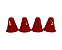 Cone 8cm Mini Flexivel AX P/Skate e Patins Vermelho 677 - Exclusividade - Imagem 3