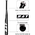 Taco Beisebol com Bola 63cm AX 25" - 586 EXCLUSIVIDADE - Imagem 10