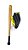 Taco Beisebol Madeira + Luva + Bola + Bolsa Juvenil 62cm AX 25" 580 - EXCLUSIVIDADE - Imagem 11