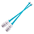Maça Bastão (Pç) Ginastica Rítmica Adaptável AX PVC Tam. 41cm 592 - EXCLUSIVIDADE - Imagem 1
