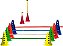 Kit Agilidade 2 Cones de 30cm e 1 Barreira 1mt  Vermelho 602 -  EXCLUSIVIDADE - Imagem 7