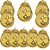 Medalha Tênis de Mesa AX 50mm   Ouro Y226 - PACK COM 10 - Imagem 1
