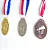 Medalha VOLEI Ouro AX 50mm  - Y224D /432 - PACK COM 10 - Imagem 5