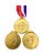 Medalha VOLEI Ouro AX 50mm  - Y224D /432 - PACK COM 10 - Imagem 2