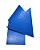 Seta Sinalizadora Curva AX Emborrachada 25cm Curva (KIT) 666 - PACK COM 5 AZUL - Imagem 5