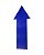 Seta Sinalizadora AX Emborrachada Reta 37cm (KIT) 665 - PACK COM 5 AZUL - Imagem 3