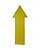Seta Sinalizadora AX Emborrachada Reta 37cm  (KIT) 665 - PACK COM 5 AMARELO - Imagem 2