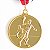 Medalha Handebol Ouro AX 50mm - Y223 - PACK COM 10 - Imagem 6