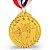 Medalha VOLEI AX 50mm Ouro - YWA 454- PACK COM 10 - Imagem 2