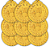 Medalha VOLEI AX 50mm Ouro - YWA 454- PACK COM 10 - Imagem 1
