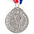 Medalha ATLETISMO 3 Prata AX 50mm - Y225P - PACK COM 10 - Imagem 2