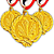Medalha Honra ao Mérito TOCHA V Ouro  AX 45mm  - YWA 455 - PACK COM 10 - Imagem 1