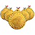 Medalha VOLEI Ouro AX 65mm  - YWA 456 - PACK COM 10 - Imagem 1