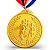 Medalha CORRIDA ATLETISMO AX 65mm Ouro - YWA 456  - PACK COM 10 - Imagem 2