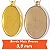 Medalha Futebol Gigante AX Esportes 64mm  3D Bronze - FA489/433 - PACK COM 10 - Imagem 6