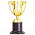 Troféu Mini Taça AX Esportes 10cm - FA 486 - PACK COM 10 - Imagem 2