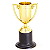 Troféu Mini Taça AX Esportes 10cm - FA 486 - PACK COM 10 - Imagem 3