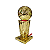 Troféu Bola Maciço 35cm G AX 552 - EXCLUSIVIDADE - Imagem 3
