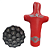 Boneco de Pancada Soco e Chute AX Revestido PU Espumado Com Base Giratória 660 - EXCLUSIVIDADE - Imagem 3