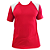 Jogo de Camisa Infantil Tam. 10 Vermelho com Branco - 14+1 Numeradas - Imagem 1