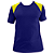 Jogo de Camisa AX Esportes Royal com Amarelo - 10+1 Numeradas - Imagem 1