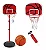 Tabela de Basquete Infantil AX com Estrutura Regulavel 117x202cm DM - Imagem 4