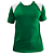 Jogo de Camisa AX Esportes Verde com Branco - 10+1 Numeradas - Imagem 1