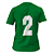 Jogo de Camisa AX Esportes Verde com Branco - 10+1 Numeradas - Imagem 2