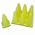 Cone 24cm AMARELO Plástico 588 AX - PACK COM 10 - Amarelo - Imagem 1