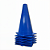 Cone 24cm AZUL Plástico 588 AX - PACK COM 10 - Azul - Imagem 2