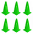Cone 24cm VERDE Plástico 588 AX - PACK COM 10 - Verde - Imagem 4