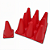 Cone 24cm VERMELHO Plástico 588 AX - PACK COM 10  - Vermelho - Imagem 1
