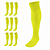 Meião de Futebol AX Esportes Cor Amarelo Cítrico - PACK C/ 12 PARES - Imagem 1