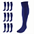 Meião de Futebol AX Esportes Cor Azul Marinho - PACK C/ 12 PARES - Imagem 1