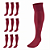 Meião de Futebol AX Esportes Cor Vinho - PACK C/ 12 PARES - Imagem 1