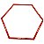 Hexagono AX Agilidade de Treino Para Treino 60cm 669 - PACK COM  6  - Laranja - Imagem 3
