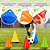 Cone 23cm Rígido p/ Treinamento AX Esportes - PACK 10 (2 CADA COR) - Imagem 5