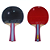 Raquete Tênis de Mesa 1* Double Fish 1A+  Kit c/ 1 Raq.+ 02 Bolinhas 1 Estrela - 720 - Imagem 3
