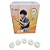 Bola Tênis de Mesa 1 Estrela V40+ Caixa com 100 pçs Double Fish ITTF - 719 - Imagem 1