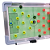 Prancheta Tática Futebol P Dupla Face com Caneta e Botões Peq. AX - 777 - Imagem 6