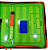 Prancheta Tática Futebol P Estojo Dobrável com Ziper e Botões Coach AX - 773 - Imagem 7