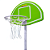 Tabela Basquete INFANTIL Móvel e Regulável Base e Aro com Rede AX - 734 - Imagem 2