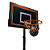 Tabela Basquete Semi Oficial  Adulto PVC Preto, Regulavel com Base, Aro Metal e Rede AX - 731 - Imagem 4